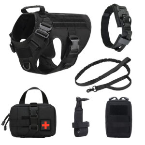 Tactical Dog Harness – 6-Piece Battle Suit Set - Image 4