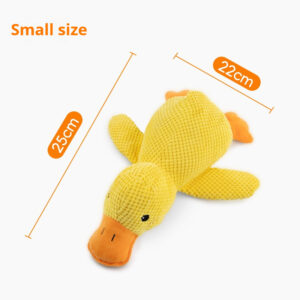 Plush Squeaky Duck Dog Toy - Image 4